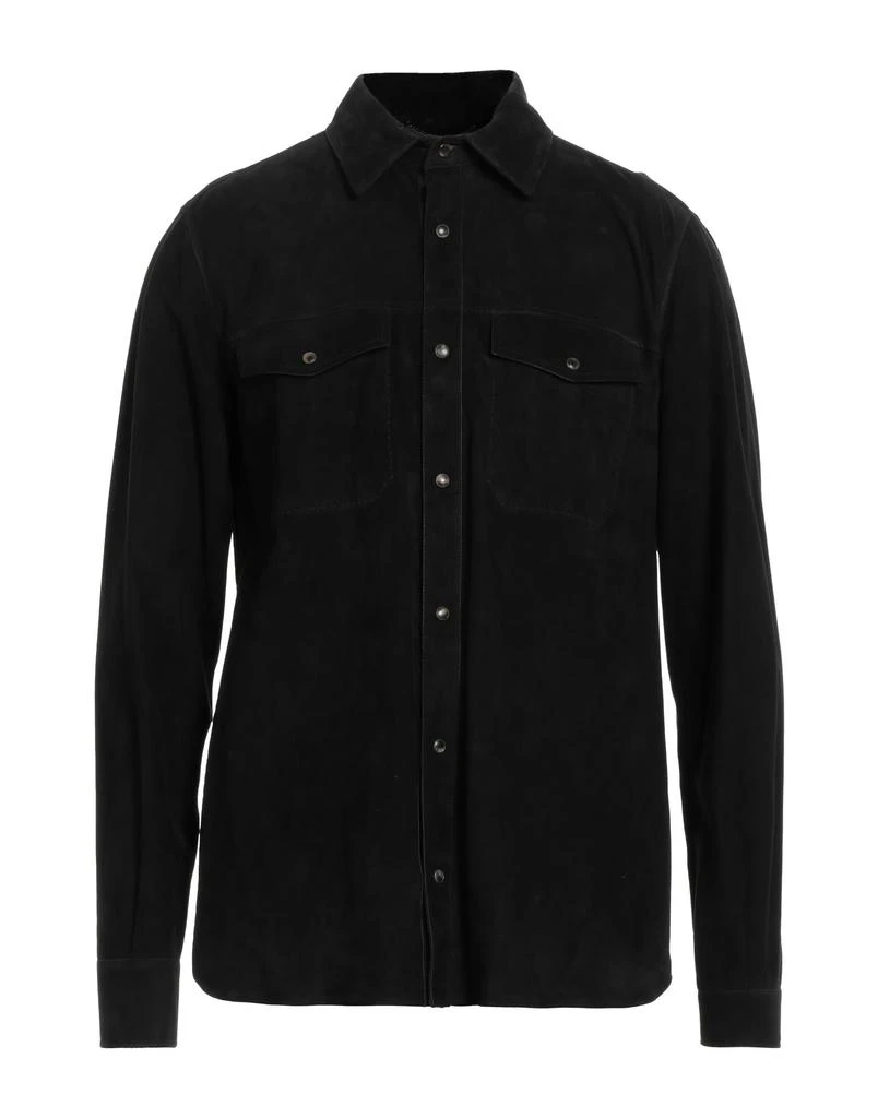 AJMONE Solid color shirt 1