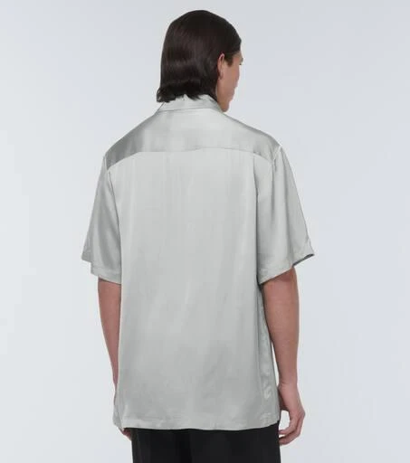 Jil Sander Shirt 36 satin bowling shirt 4