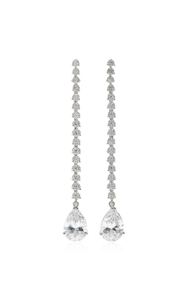 Anabela Chan Anabela Chan - 18K White Gold Diamond Earrings - White - OS - Moda Operandi - Gifts For Her 1