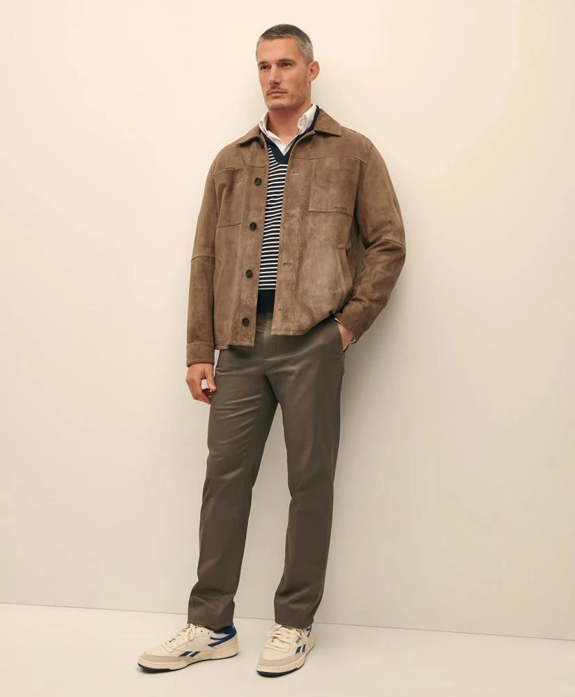 Brooks Brothers Suede Shirt Jacket 2