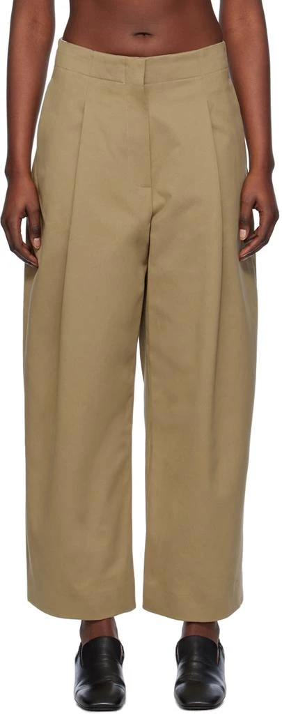 Studio Nicholson Tan Dordoni Trousers 1