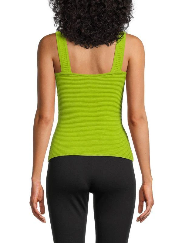 BCBG Ribbed Sweater Tank Top 2