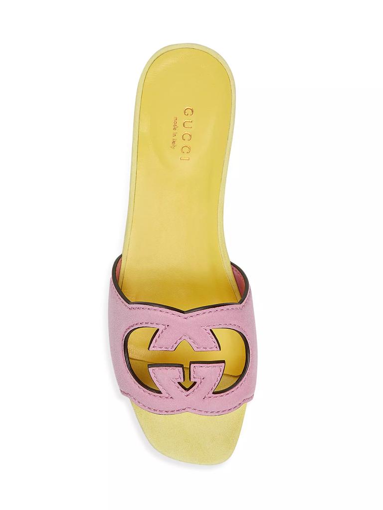 Gucci Suede Slide Sandals - Slippers - Free Shipping