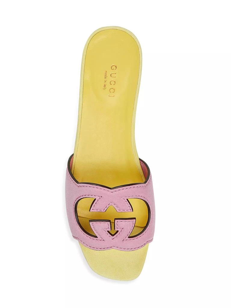 Gucci Suede Slide Sandals 4