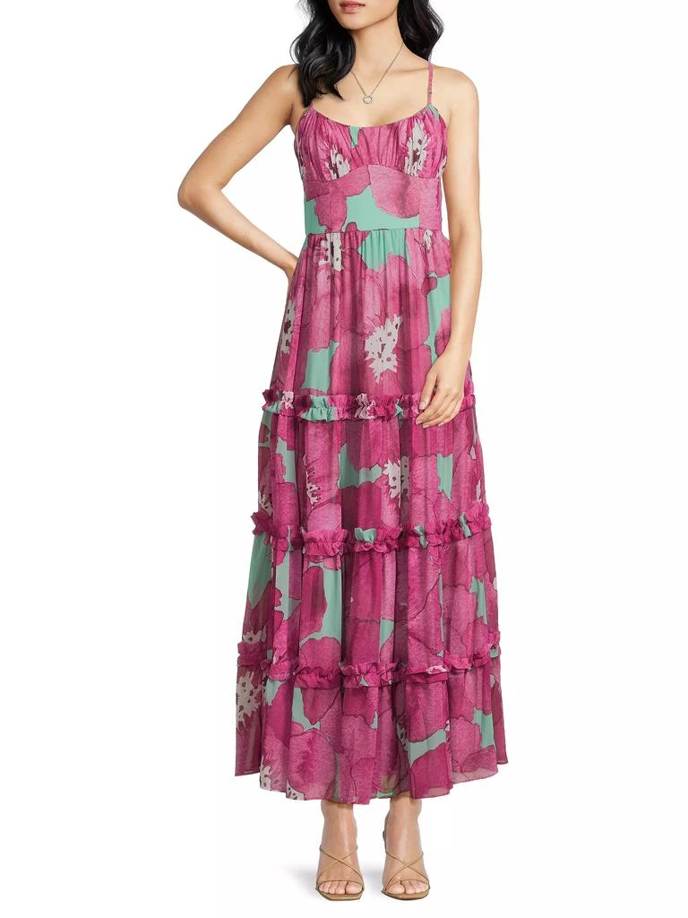 Hutch Caletta Floral Tiered Maxi Dress 2