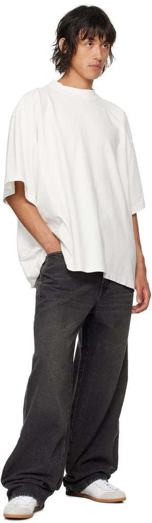 Hed Mayner White Dropped Shoulders T-shirt 4