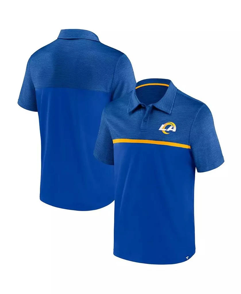 Fanatics Men's Royal Los Angeles Rams Primary Polo Shirt 1