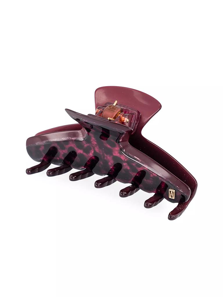 Alexandre de Paris Archi Chic Leopard Claw Clip