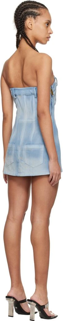 Mowalola Blue MISS SIXTY Edition Denim Minidress 3