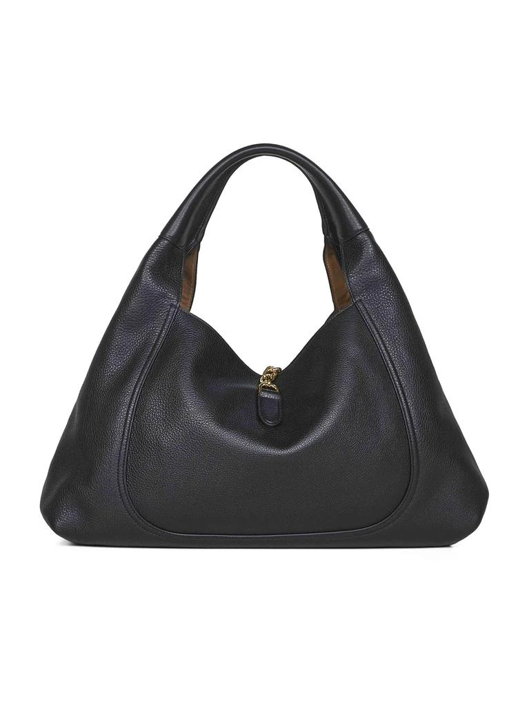 Gucci GUCCI | Black Gucci Softbit maxi shoulder bag | Women | PZ 3