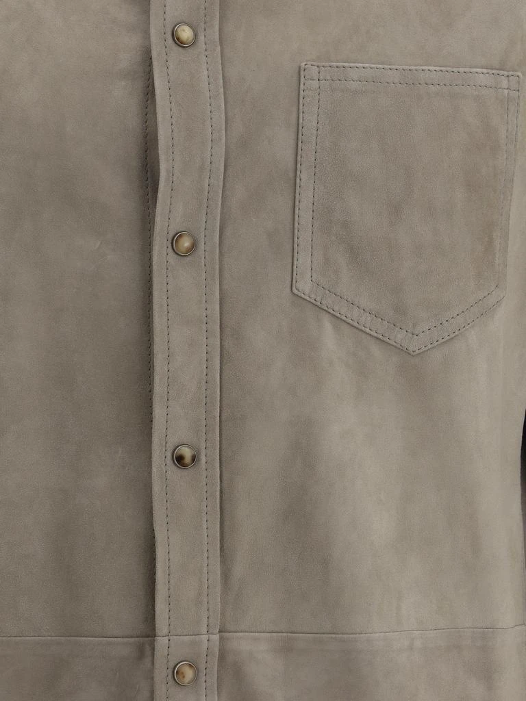 Brunello Cucinelli Suede Shirt 3