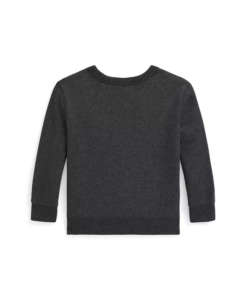 Ralph Lauren Toddler and Little Boys Polo Bear Heathered Fleece Sweatshirt 6
