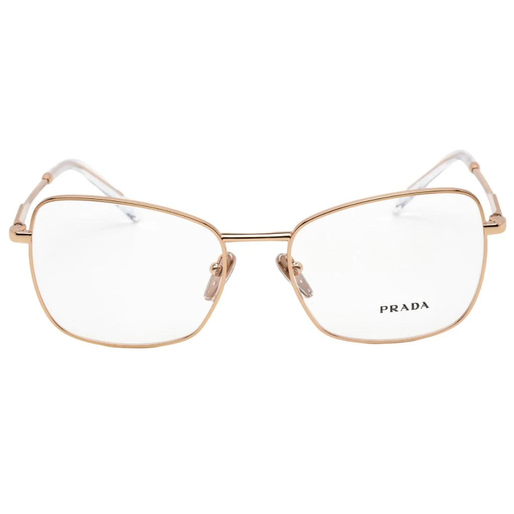 Prada Prada Women's Eyeglasses - Pink Gold Cat Eye Metal Frame, 56 mm | 0PR 53ZV SVF1O1 2