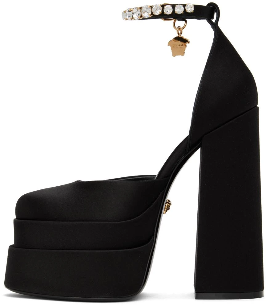 Versace Black Medusa Aevitas Heels 3