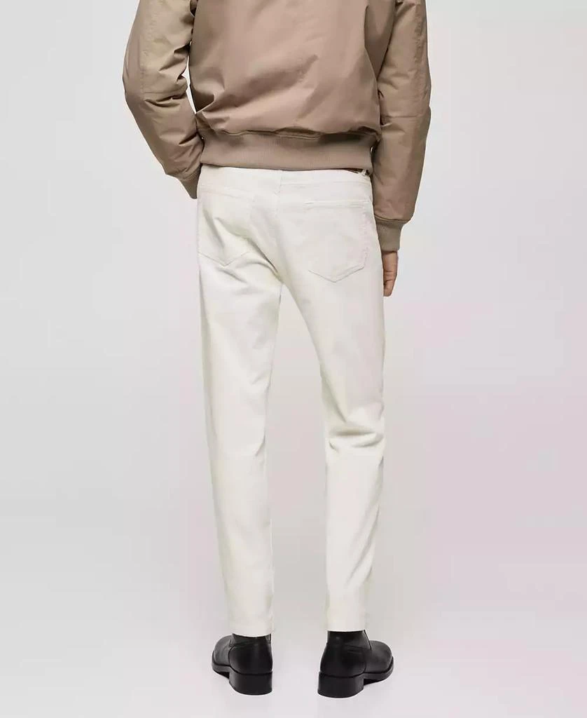 Mango Men's Regular-Fit Corduroy Pants 5