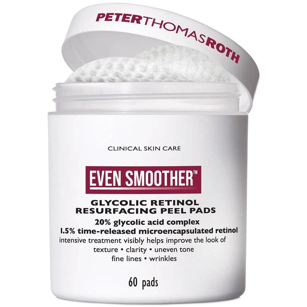 Peter Thomas Roth Even Smoother Glycolic Retinol Resurfacing Peel Pads 1