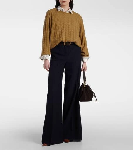 Jardin des Orangers Cable-knit wool and cashmere sweater 2