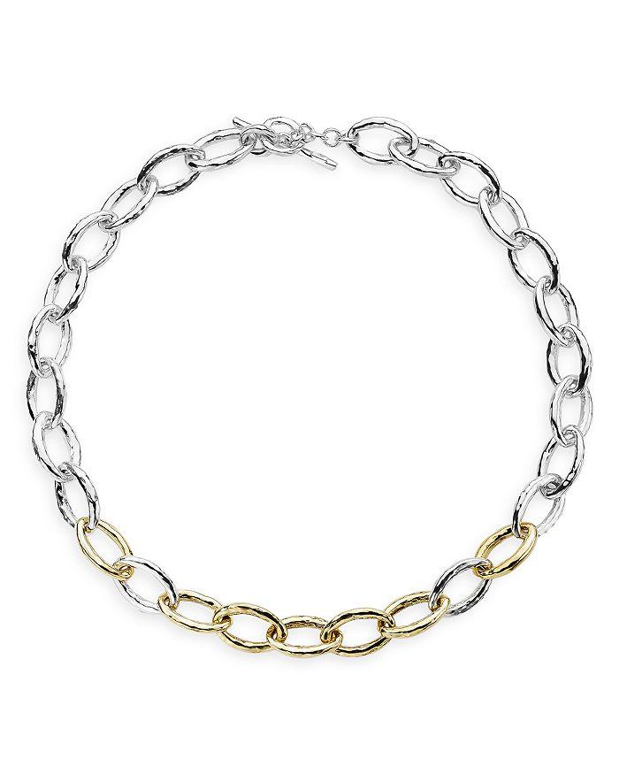 Ippolita Sterling Silver & 18K Gold Chimera Chain Link Necklace, 19"