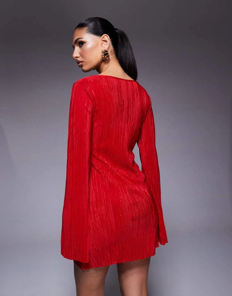 ASOS DESIGN long angel sleeve plisse mini dress in red On Sale Now with Up to 56% Off | Discover Exclusive Deals & Savings at BeyondStyle Authentic ASOS Home|women with ASOS DESIGN long angel sleeve plisse mini dress in red On Sale Now with Up to 56% Off | Discover Exclusive Deals & Savings at BeyondStyle Authentic ASOS Home|women with