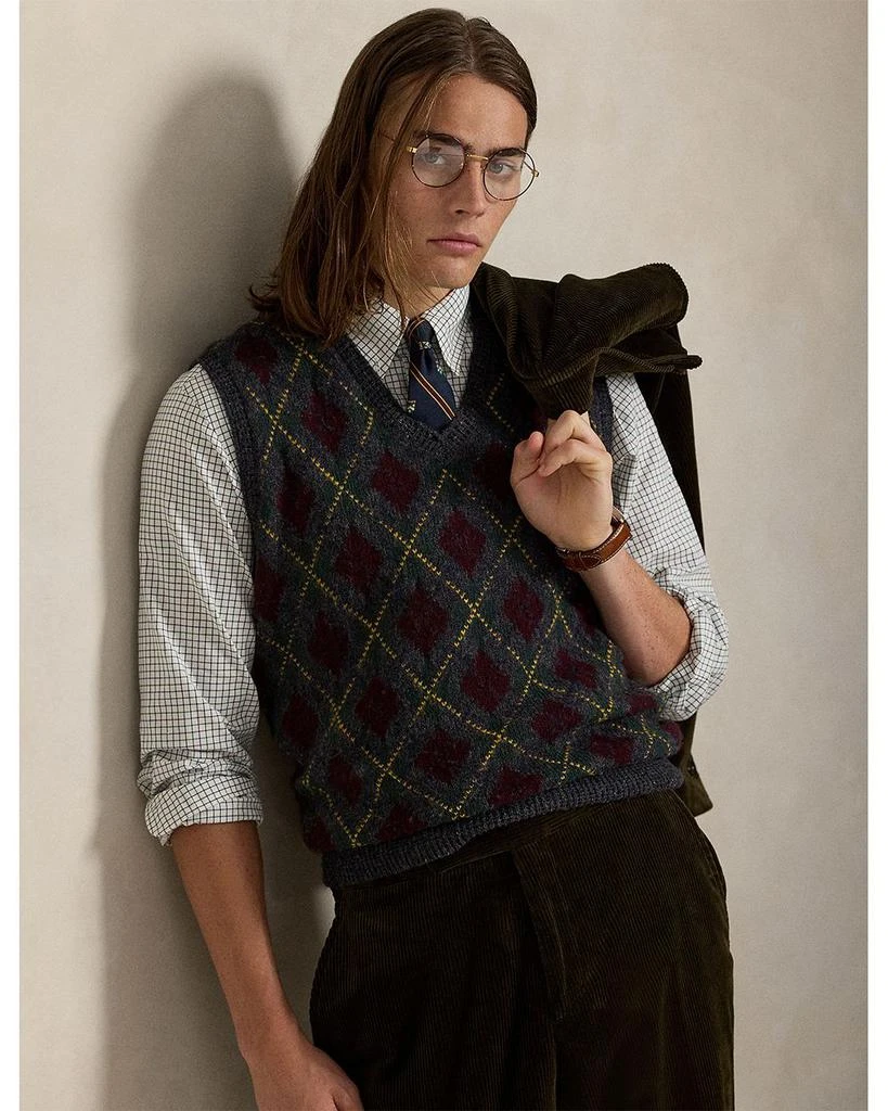 Ralph Lauren Argyle Wool Cashmere Sweater Vest 3