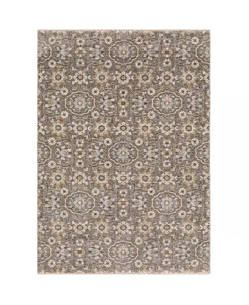 Oriental Weavers Maharaja 532D Gray and Tan 7'10" x 10'10" Area Rug 1