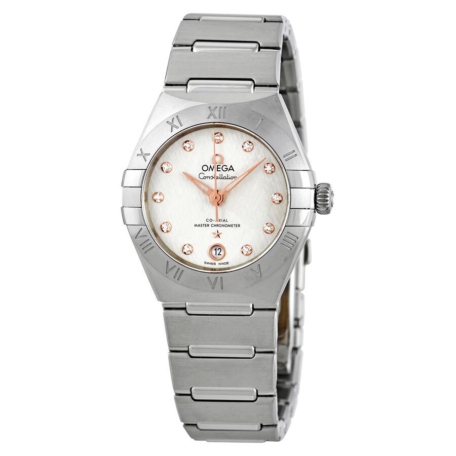 Omega Constellation Automatic Diamond Silver Dial Ladies Watch 131.10.29.20.52.001