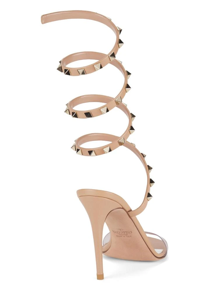 Valentino 95MM Rockstud Wrap Sandals 3