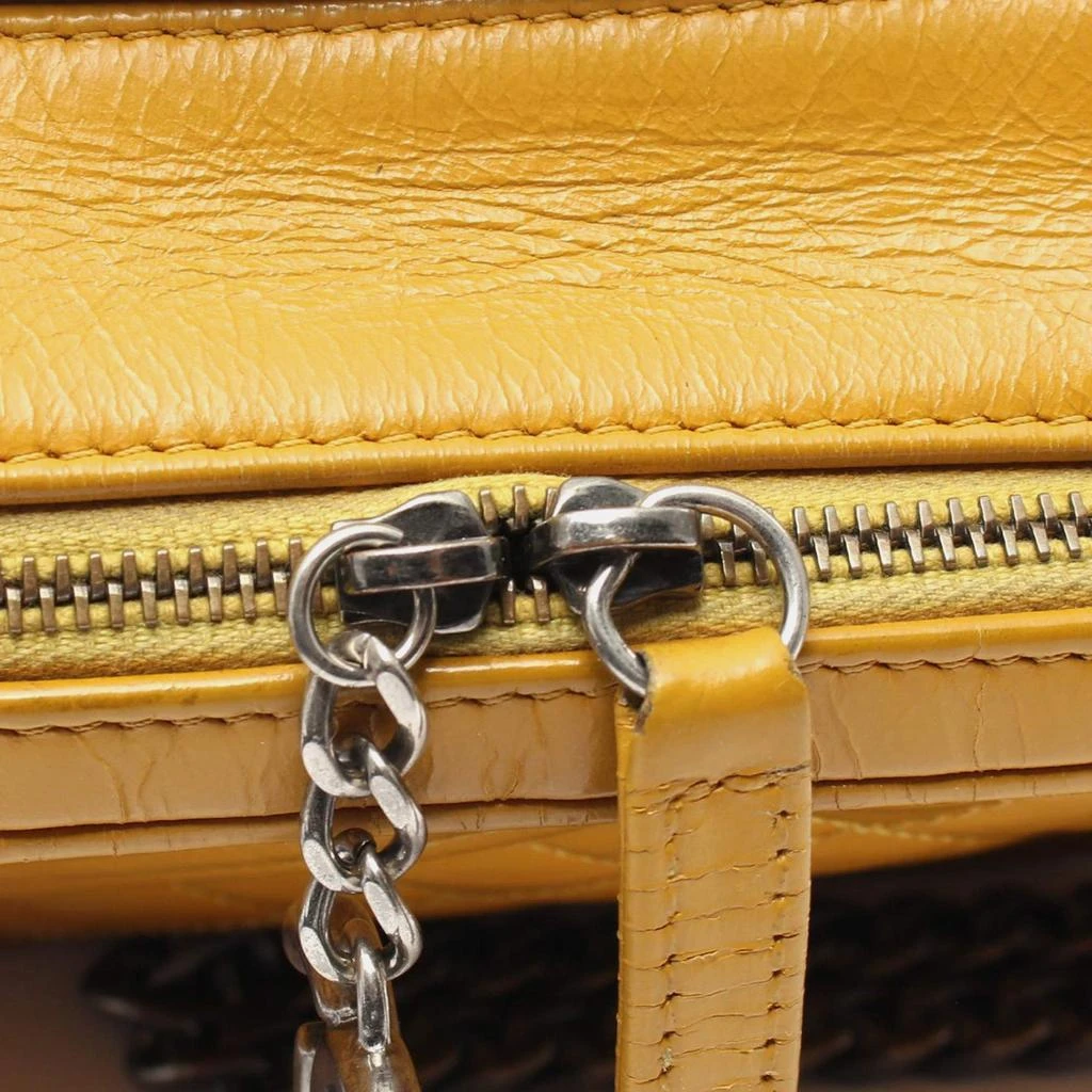 Chanel Chanel Yellow Small Quilted Glazed Calfskin Coco Boy Camera Bag 4