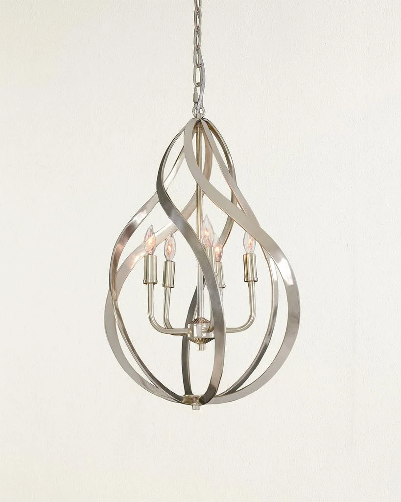 John Richard Ribbons of Nickel Swirls Pendant 1
