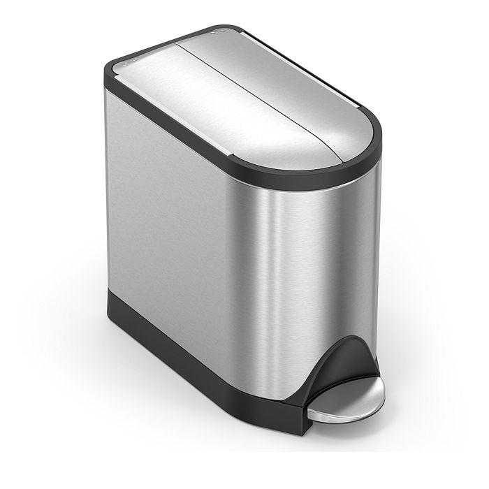 simplehuman 10L Butterfly Step Slim Trashcan