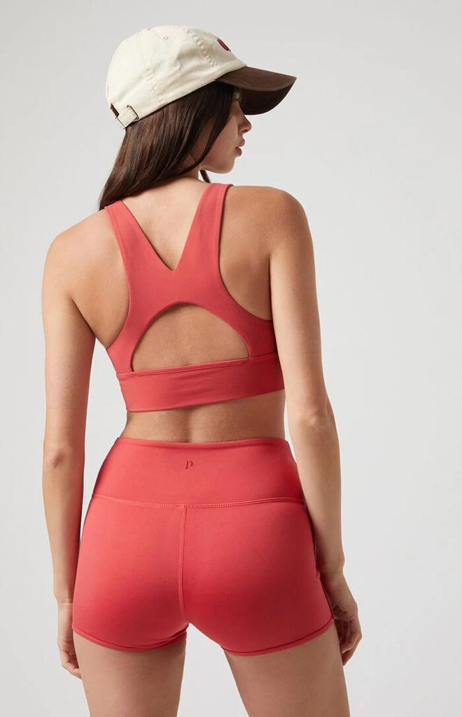 PAC 1980 Active Red In A Cinch Sports Bra 5