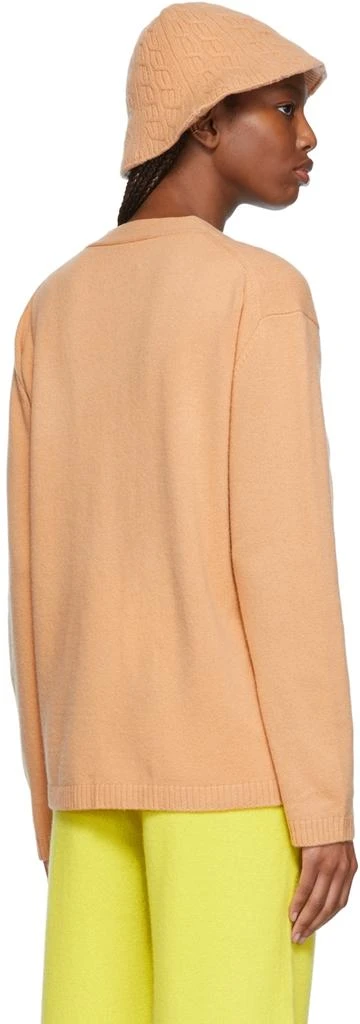 Victor Glemaud Orange Wool Cardigan 3
