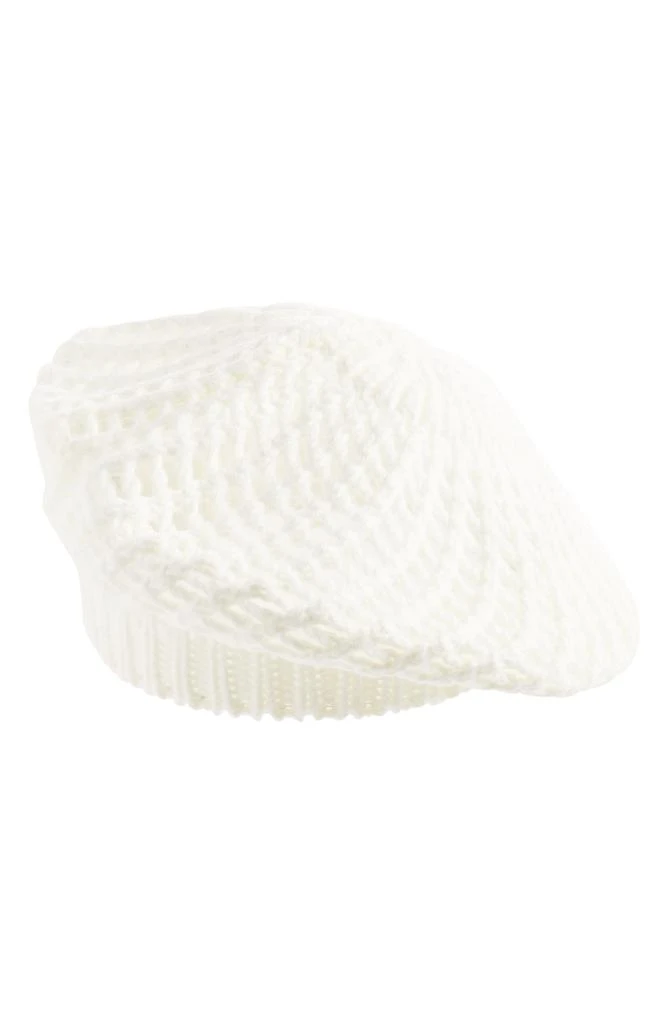 Melrose and Market Open Weave Beret 1