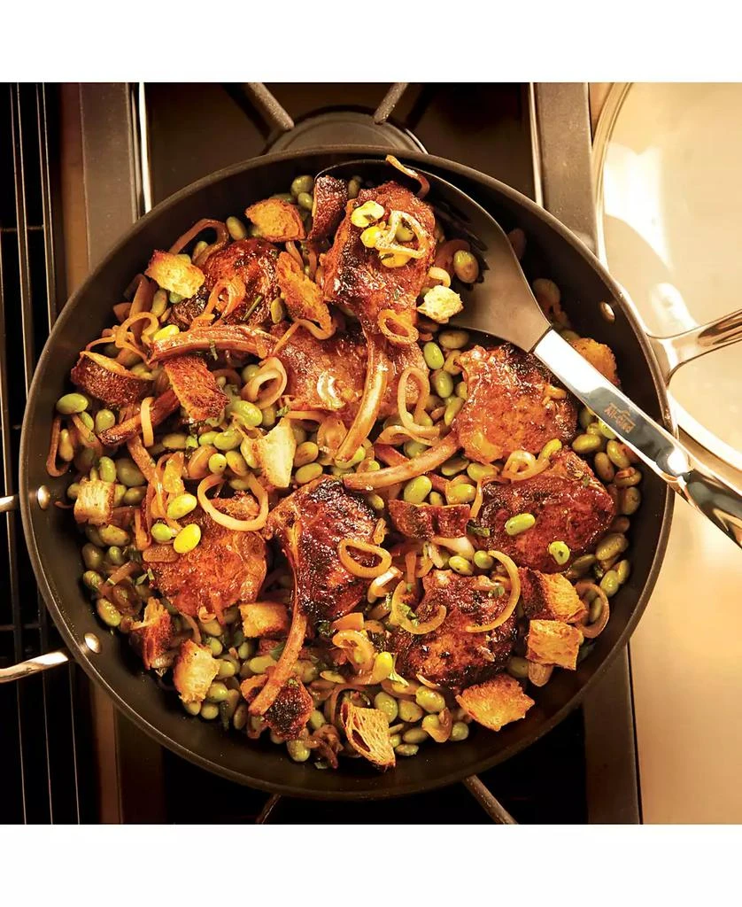 All-Clad Hard Anodized 12" Chefs Pan with Lid 6