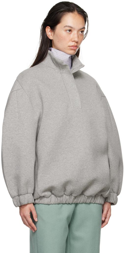 トップス DRIES VAN NOTEN HALF ZIP SWEATER 300a8762eb42b8c3e7949def6fb00f