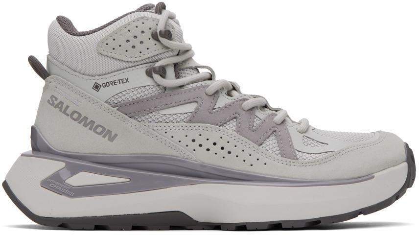 【SALOMON】 スニーカー ★ Odyssey Element Advanced ★ GREY Salomon Odyssey 1 Advanced Grey Lowtop Salomon