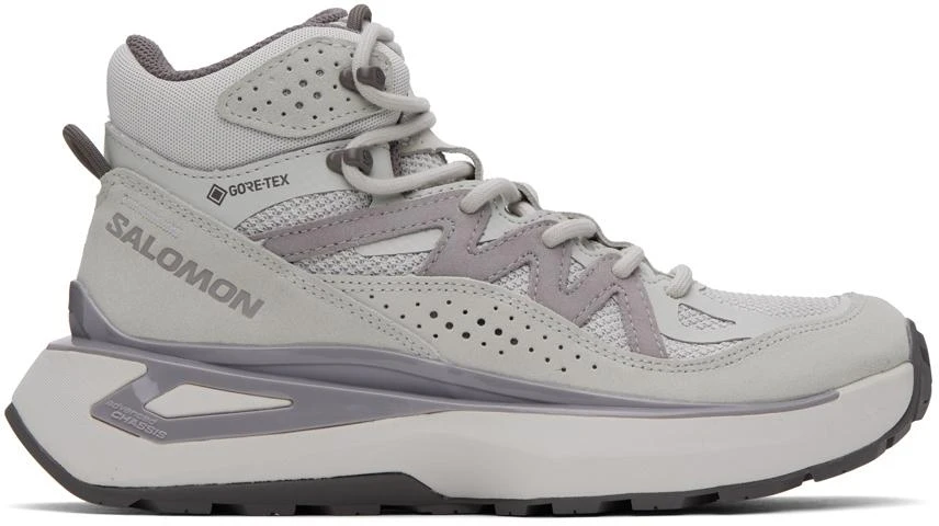 Salomon Gray Odyssey ELMT Mid GTX Sneakers 1