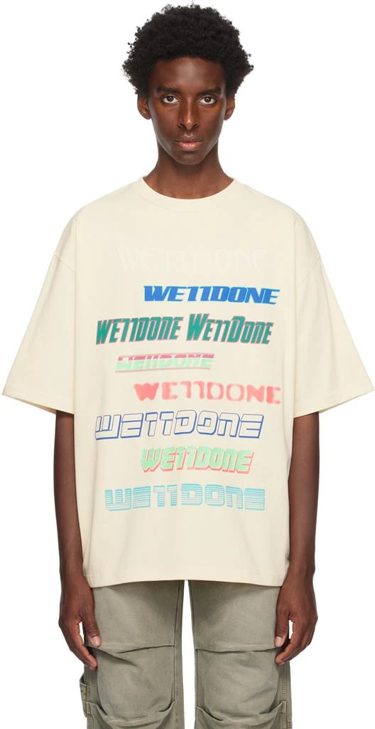 We11done Off-White Graphic T-Shirt 1