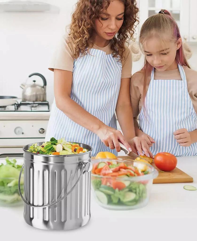 Oggi 3.8 Litre Countertop Compost Pail 4