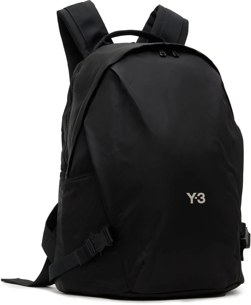 Y-3 Black Nylon Backpack 2