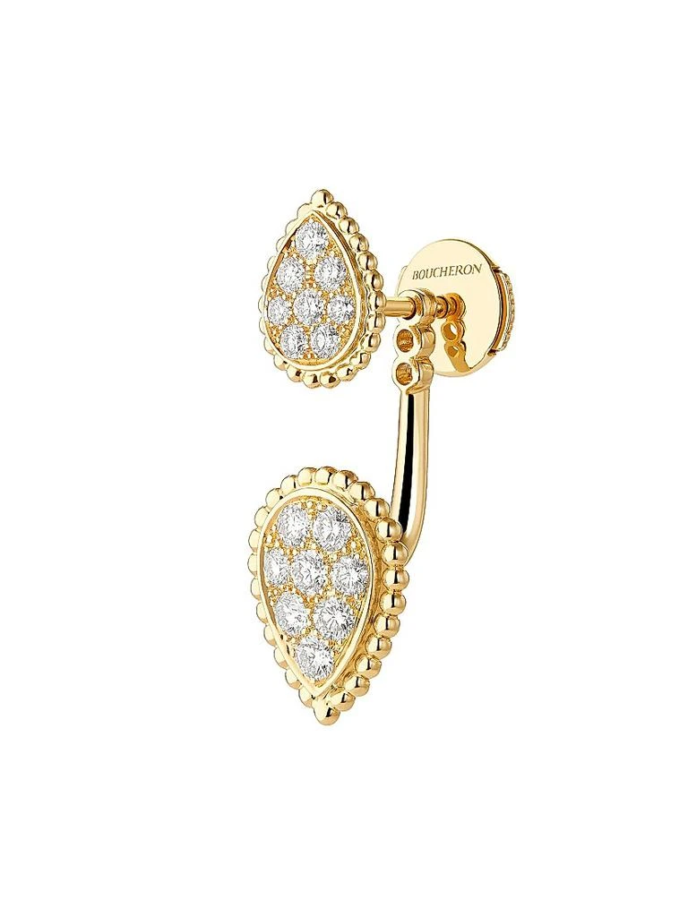 Boucheron Serpent Bohème 18K Yellow Gold & 0.49 TCW Diamond Single Ear Jacket 3