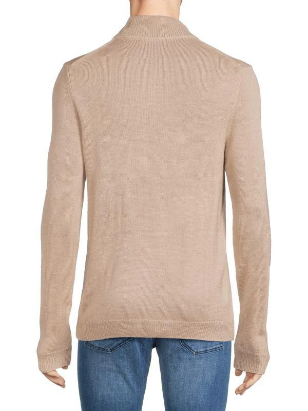 Saks Fifth Avenue Merino Blend Henley Sweater 2