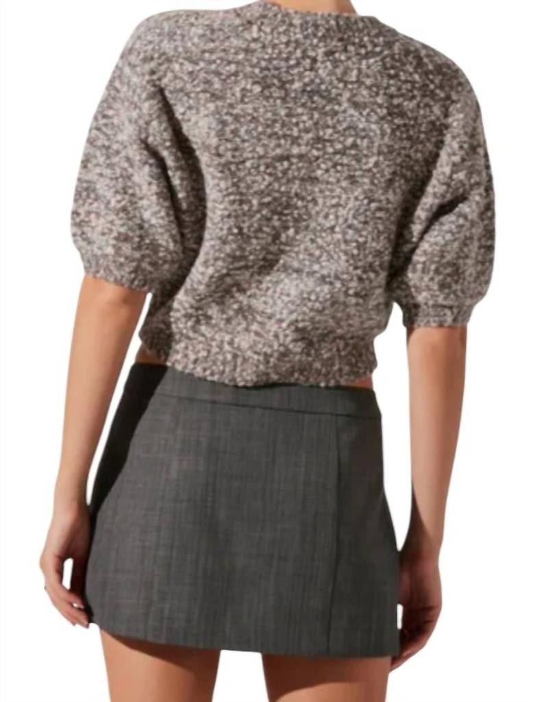 ASTR Collete Sweater In Ash Pink