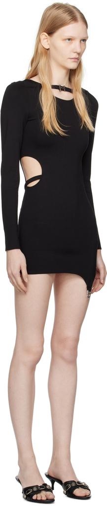 HELIOT EMIL Black Orderly Minidress