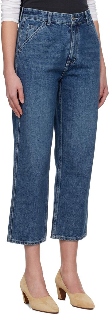 Nothing Written Blue Labo Straight Jeans