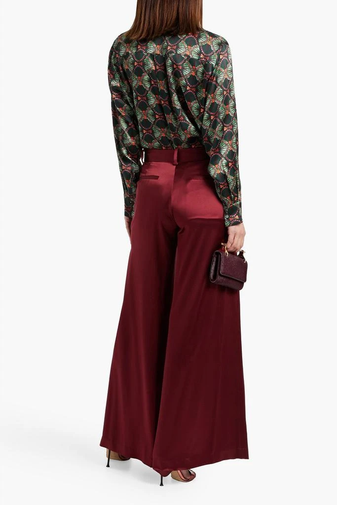 Saloni Bobbi printed silk-satin blouse 3