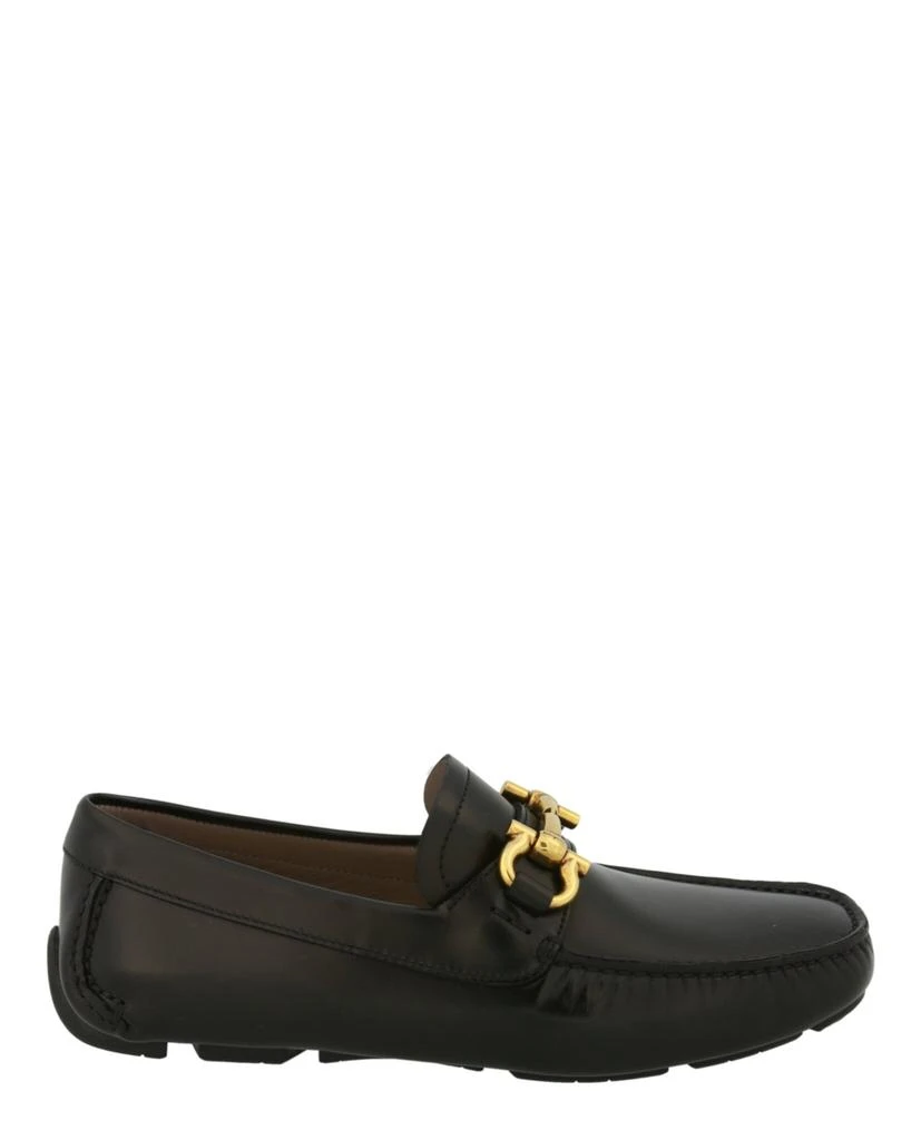Salvatore Ferragamo Parigi Gancini Leather Drivers 1