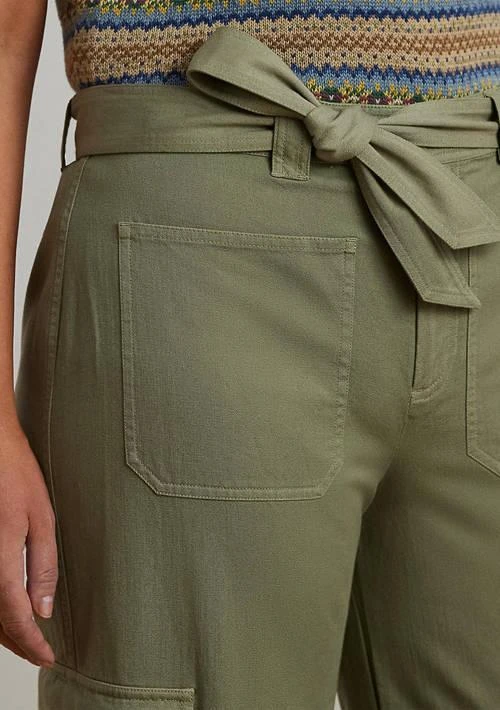 Ralph Lauren Ralph Lauren Pleated Cotton Twill Wide Leg Cargo Pants 3
