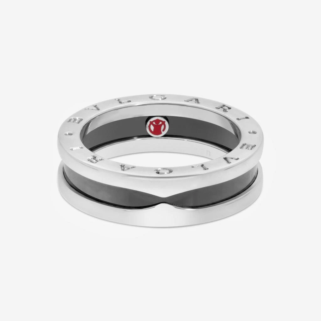 BVLGARI Bulgari Save the Children Sterling Silver Black Onyx Ring Sz. 8.75 346104 2