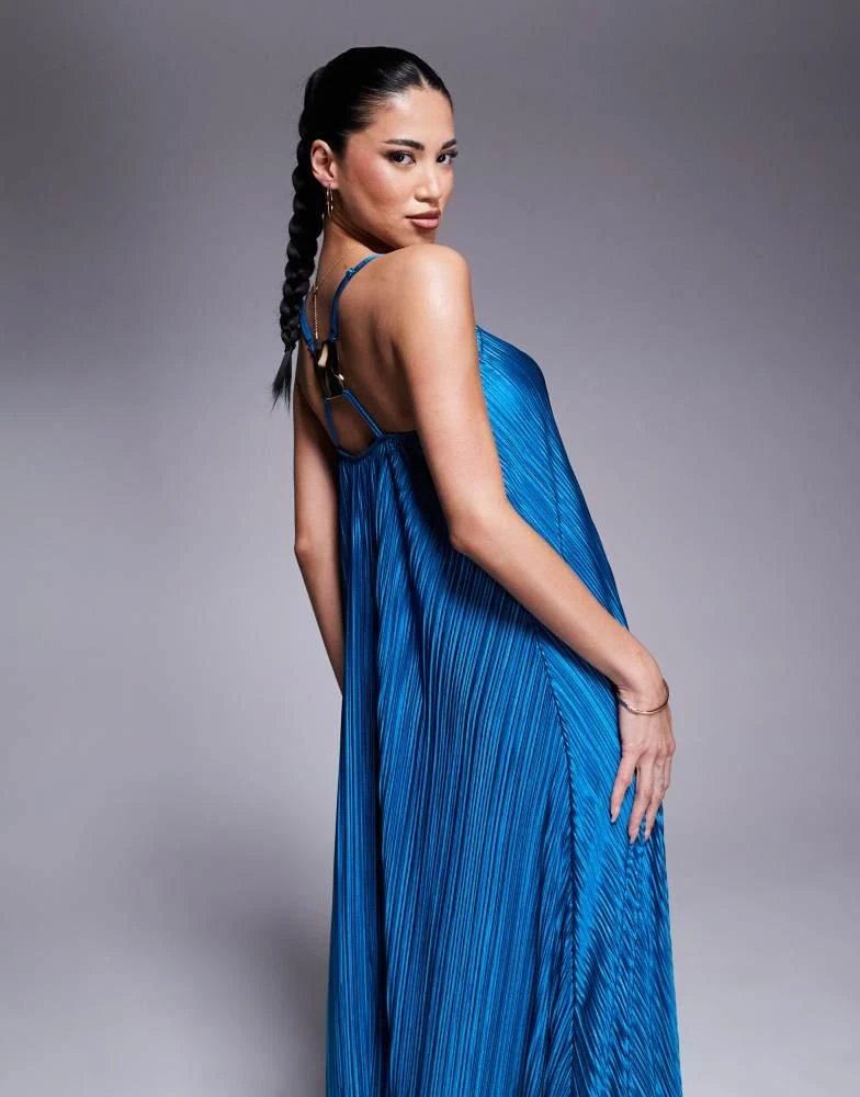 Clearance Dresses River Island Ladies Dresses Shop River Island Plisse Maxi Dress With Metal Trim In Blue On Clearance Dresses River Island Ladies Dresses Shop River Island Plisse Maxi Dress With Metal Trim In Blue On